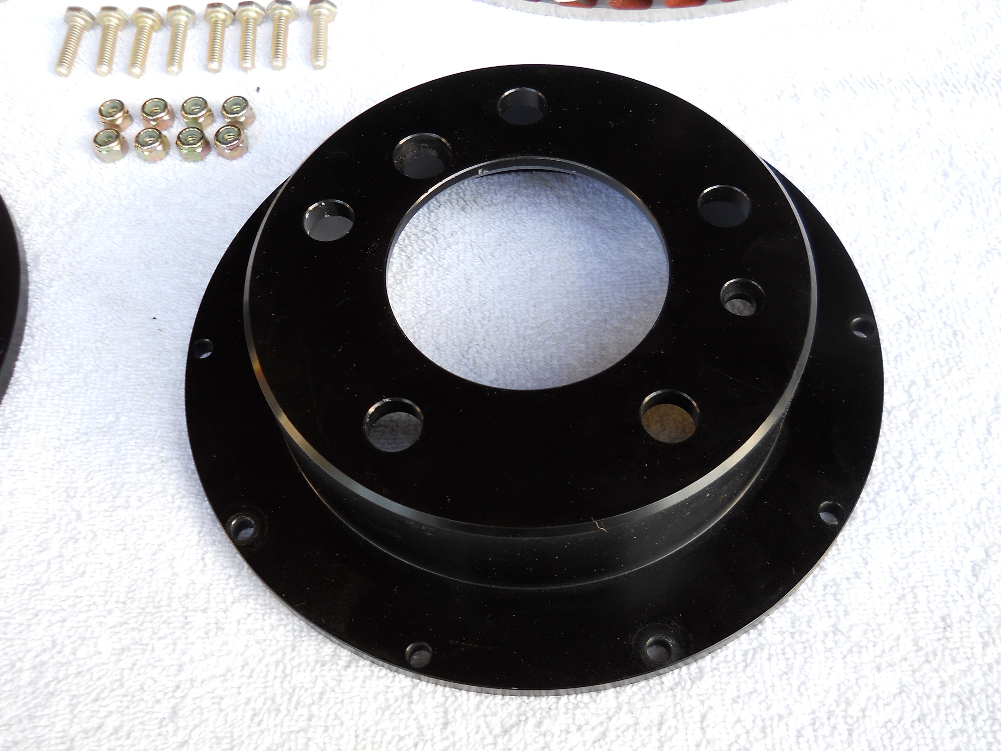 FS 2 piece custom rotor hats. •