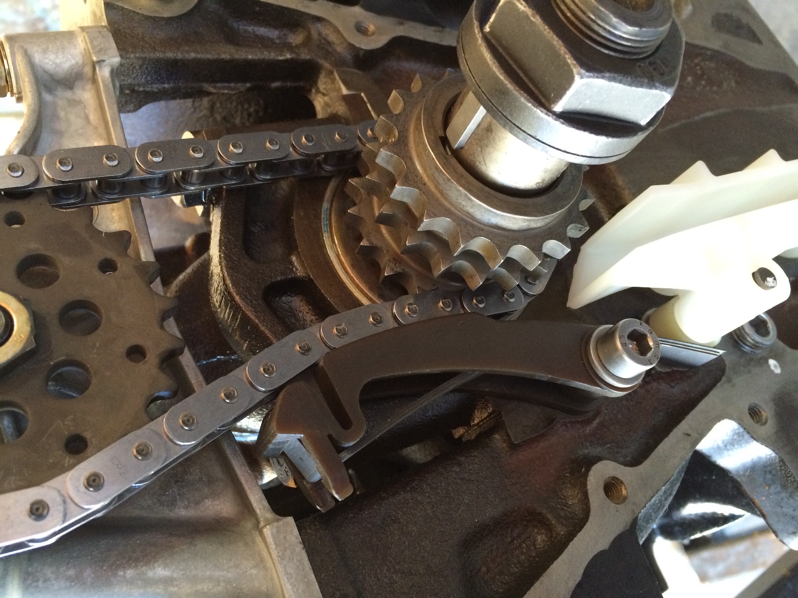 S38 Oil pump chain tensioner questions •